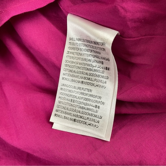 FARM Rio Pink Wild Bananas Ruffle Midi Dress Large NWOT - Picture 12 of 14